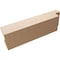 Ekena Millwork 6in. W x 4in. H x 20in. L Chapel Hill Woodgrain TimberThane Rafter Tail, Primed Tan RFTUR06X04X20CHPRCPR - alternate 6